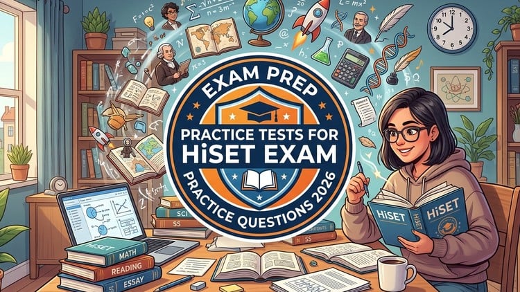HiSET Exam Prep 2026: Practice Tests & Study Guide