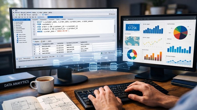 SQL & MySQL for Data Analytics: Beginner to Professional