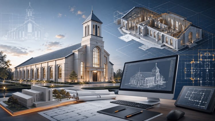 Revit 2026, Church Design & AutoCAD 2026 Complete Mastery