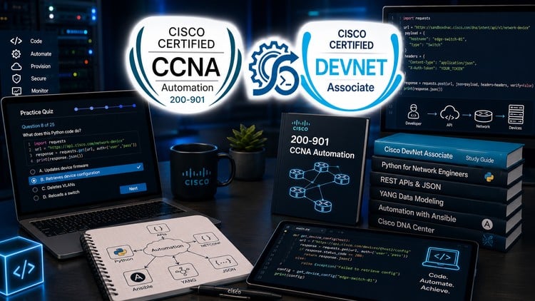 CCNA Automation 200-901 (DevNet Associate) Practice Exams