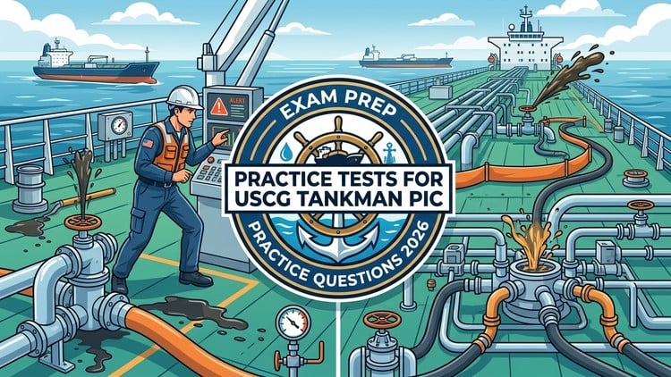Practice Tests For USCG Tankman PIC : 2026 Exam Prep