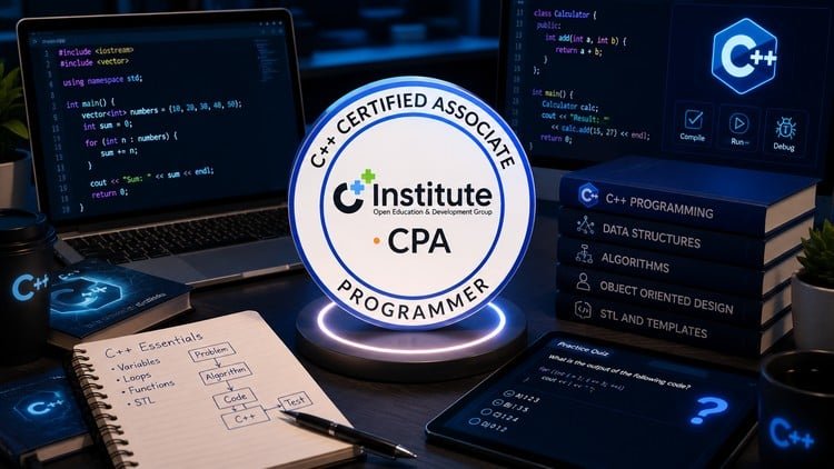 C++ Certified Associate Programmer CPA Practice Exams
