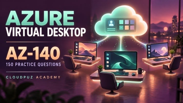 Azure Virtual Desktop AZ-140: 150 Practice Questions