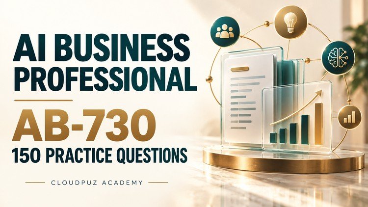 Read more about the article AI Business Professional AB-730: 150 Practice Questions