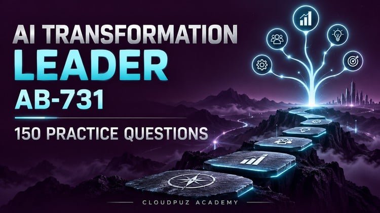 Read more about the article AI Transformation Leader AB-731: 150 Practice Questions