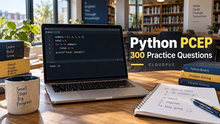 Read more about the article Python PCEP: 300 Practice Questions