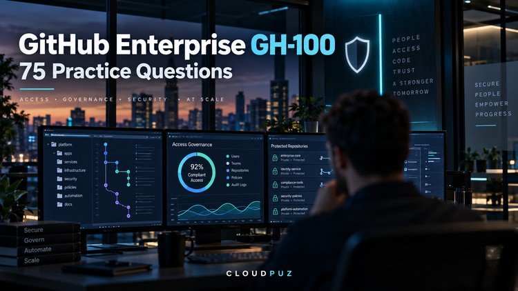 Read more about the article GitHub Enterprise GH-100: 75 Practice Questions