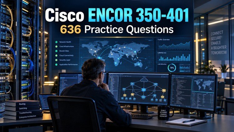 Cisco ENCOR 350-401: 636 Practice Questions