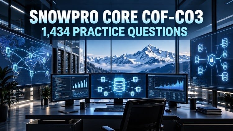 Read more about the article SnowPro Core COF-C03: 1,434 Practice Questions