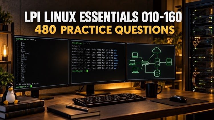 Read more about the article LPI Linux Essentials 010-160: 480 Practice Questions