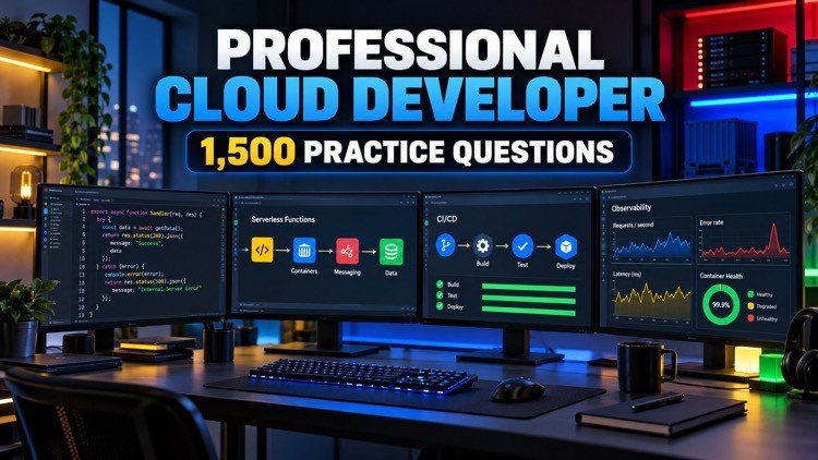 Google Professional Cloud Developer: 1,500 Questions