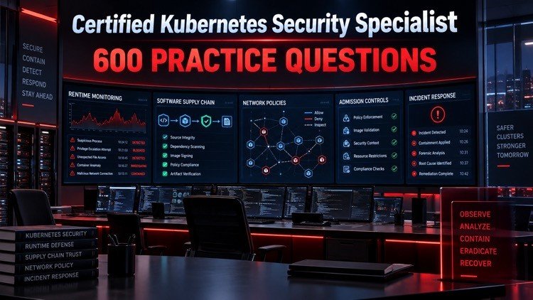 CKS Practice Exams: 600 Kubernetes Security Questions