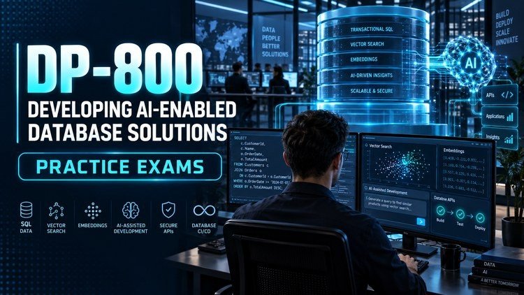 DP-800 AI-Enabled Database Solutions Practice Exams