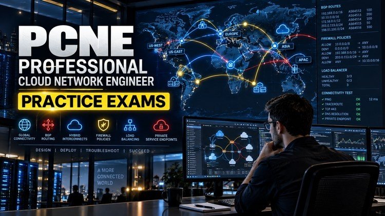 PCNE Professional Cloud Network Engineer Practice Exams