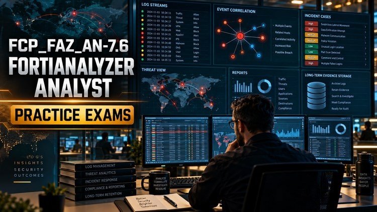 FCP_FAZ_AN-7.6 FortiAnalyzer 7.6 Analyst Practice Exams