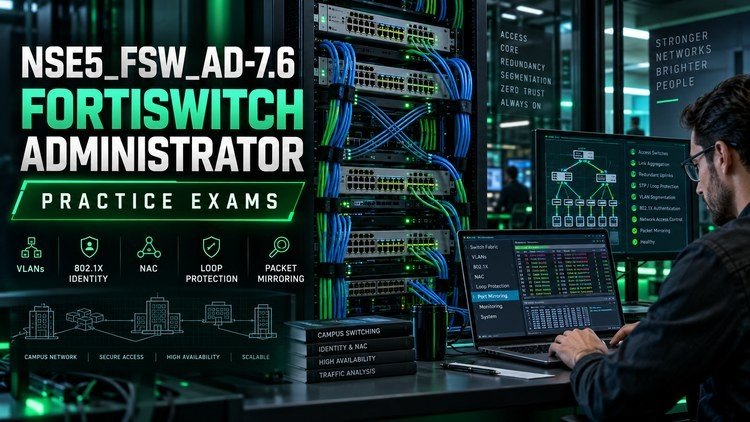 NSE5_FSW_AD-7.6 FortiSwitch 7.6 Administrator Practice Exams
