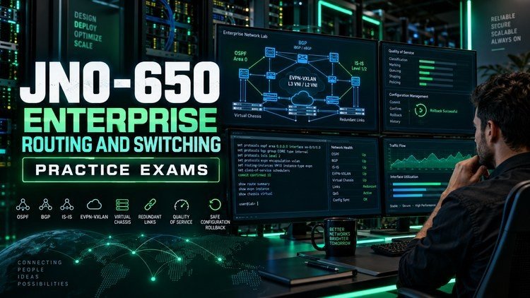 JN0-650 Enterprise Routing and Switching Practice Exams