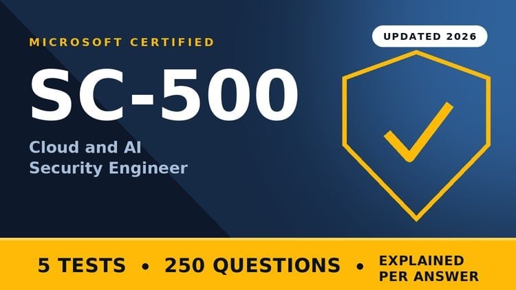 SC-500 Cloud and AI Security Engineer: 5 Practice Tests