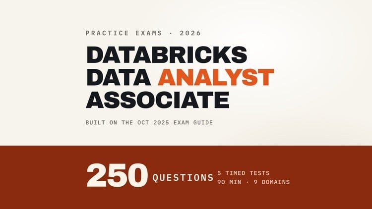 Databricks Data Analyst Associate: 5 Practice Exams