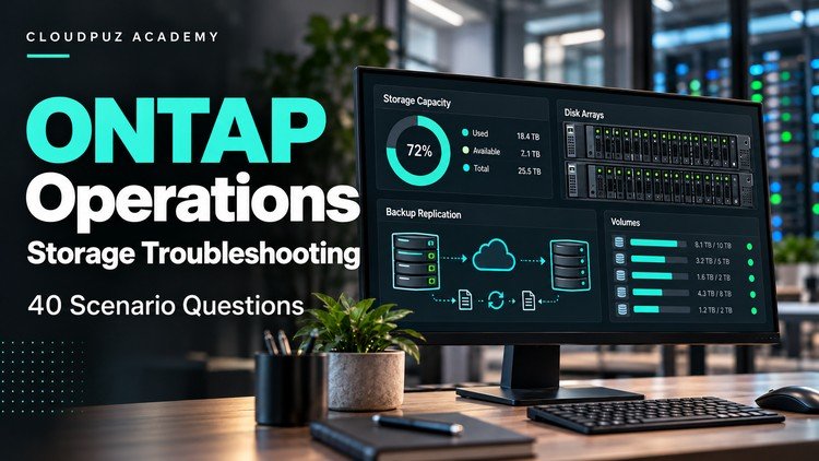 ONTAP Operations: 40 Troubleshooting Scenario Questions