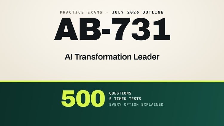 AB-731 AI Transformation Leader: 5 Practice Tests
