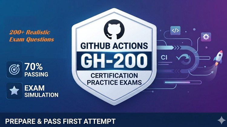 GitHub Actions Certification (GH-200) Practice Exams [2026]